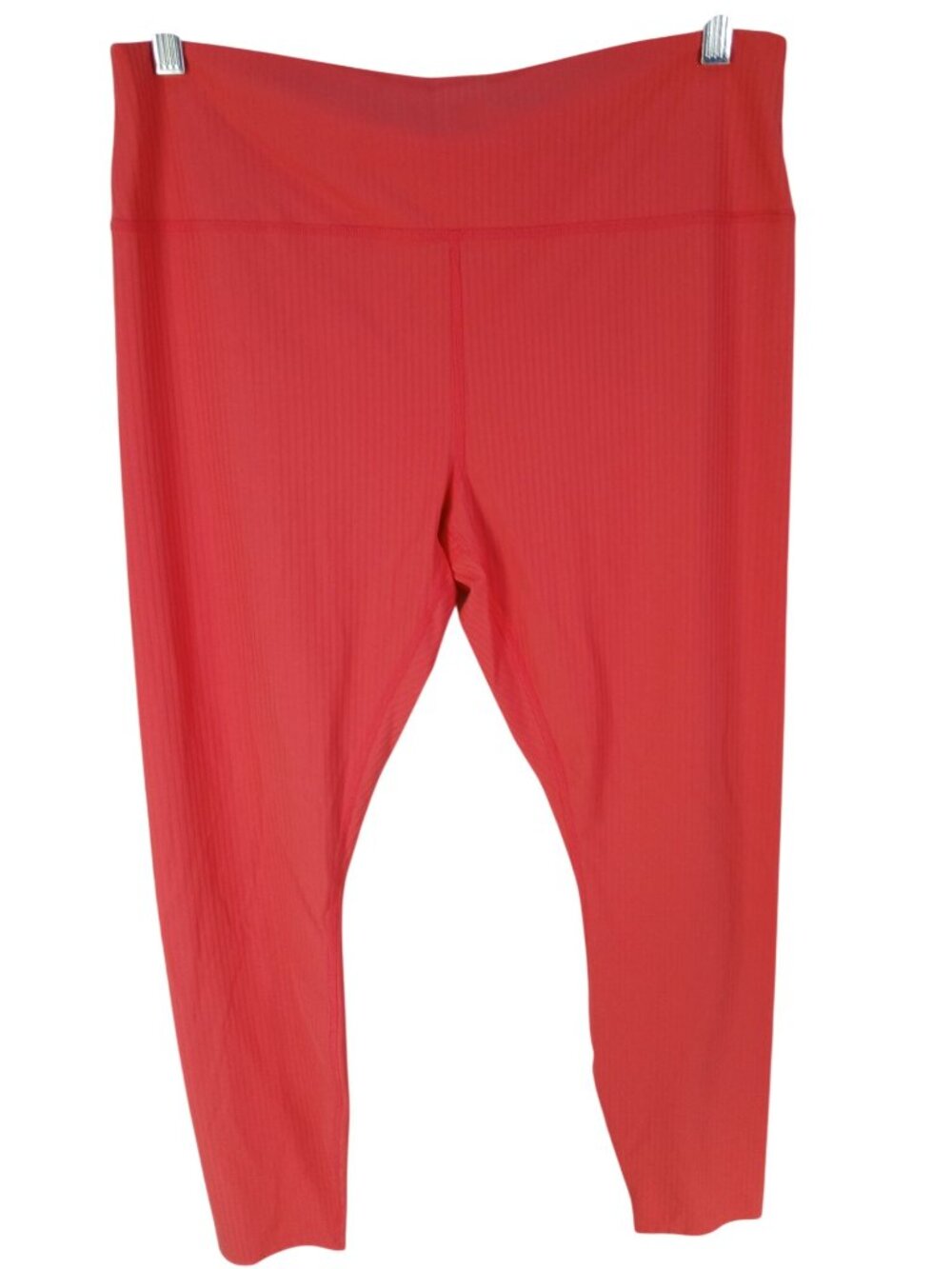 Prana Womens High Waist Coral Pink 7/8 Leggings XL Moisture Wicking Activewear
